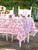Delicate Blossom Tablecloth - Red