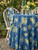 Russian Chintz Round Cloth - Navy