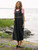 Peaceful Pinafore Dress - Black