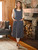 Quarry Stone Pinafore Dress - Slate