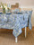 Sonnet Tablecloth - Smoke Blue