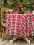Tartan Plaid Round Cloth - Red