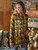 Boreal Check Blouse - Green Gold