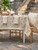 Isabelle's Ikat Linen Tablecloth - Soft Sage