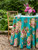 Blanche Round Cloth - Turquoise