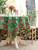 Graceful Garden Tablecloth - Pine Green