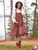 Redwoods Pinafore Dress - Sunwashed Maroon