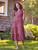 Cecilia Dress - Sunwashed Plum