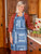 Harmony Patchwork Chef Apron - Blue
