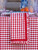 Cottage Gingham Luncheon Napkin Set of 4 - Red