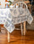 Backyard Rooster Tablecloth - Blue