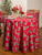 Holly Round Cloth - Red
