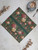 Winter Rose Luncheon Napkin Set of 4 - Forest Green