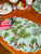 Chickadee Quilted Placemat Set of 4 - Winter Mint