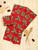 Holly Tea Towel Set of 2 - Red