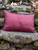 Winter Rose Velvet Cushion Cover - Black