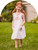Little Farmer Little Girls Dress - Ecru