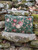 Winter Rose Velvet Cushion Cover - Forest