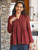 Marion Blouse - Scarlet