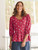 Potpourri Rose Blouse - Red
