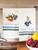 Fruit Basket Embroidered Tea Towel Set of 2 - Multi