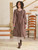 Magical Mushroom  Dress  - Brown