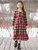 Highland Road Kids Dress - Red Multi