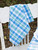 River Plaid Napkin Set of 4 - Blue
