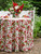 Love Strawberries Round Cloth - Soft White