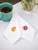 Sunny Day Embroidered Tea Napkin Set of 2 - Multi