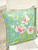 Waterlily Cushion Cover - Aqua