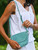 Suede Small Crossbody Bag - Sea Green