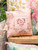 I Love You Mom Patchwork Cushion - Rose
