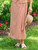 Porto Stripe Skirt - Rose