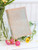 Dreamy Embossed Leather Journal - Grey