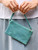 Suede Mini Wallet - Sea Green
