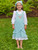 Coastal Reef Kids Pinafore Dress - Aqua