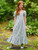 Rosebud Kids Dress - Aqua