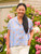 Petra Blouse - Light Periwinkle