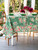 Russian Chintz Tablecloth - Green