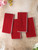 Essential Cottage Napkin Set of 4 - Red