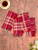 Cinnamon Plaid Napkin Set of 4 - Red