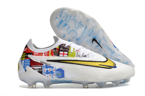 Nike Phantom GX Elite FG Football Boots - White/Multicolor