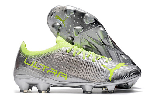 Puma Ultra 1.3 FG/AG - Silver/Neon Yellow