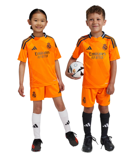 Real Madrid 24/25 Kid's Away Shirt and Shorts