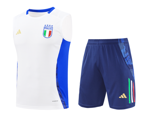 Italy 2024 Men's White Training Tank Top