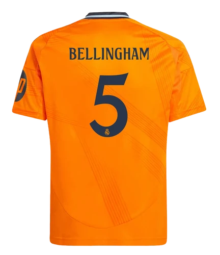 BELLINGHAM #5 Real Madrid 24/25 Kid's Away Shirt and Shorts