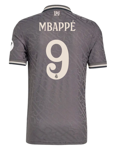 MBAPPÉ #9 Real Madrid 24/25 Authentic Men's Third Shirt