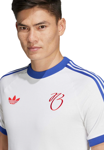 Real Madrid 24/25 Men's JB White 3-Stripes T-Shirt