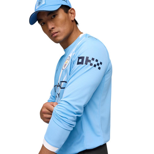 Manchester City 25/26 Men's Home Long Sleeve Shirt